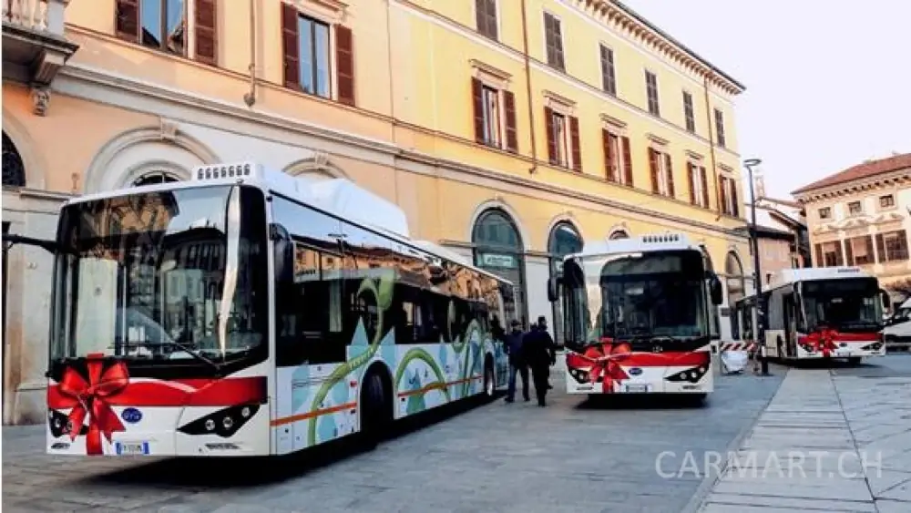 BYD Elektrobus in Padua Italien