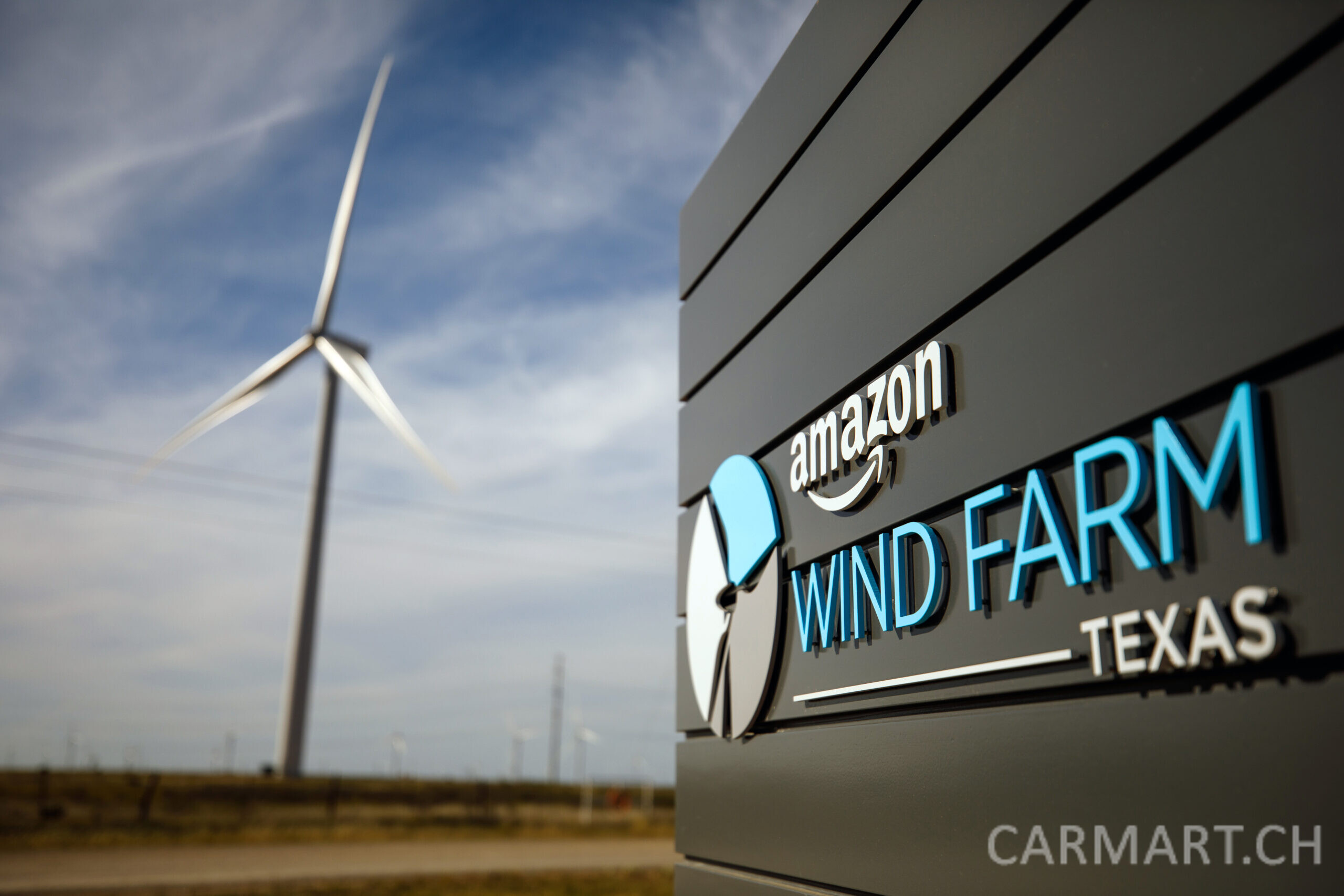Amazon Wind Farm Texas Launch