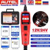 Autel PowerScan PS100 Auto Elektrische Schaltung AVOmeter Tester Automotive System-Diagnose-Tool