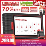 Thinkcar Thinkscan Max OBD2 Scanner Professional Volle System OBD2 Diagnose Tool Auto Scanner ECU