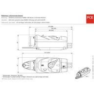 PCE PC Electric 54025040 CEE Motorschutzstecker 32 A 5polig 400 V 1 St.